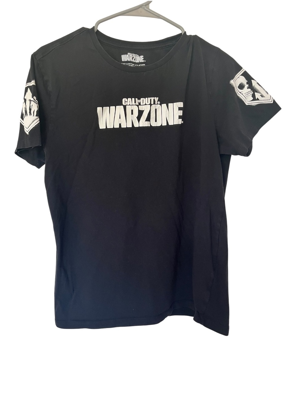 Call of Duty War Zone Tee Shirt Women's Black Logo Tee Medium COD Video Game
